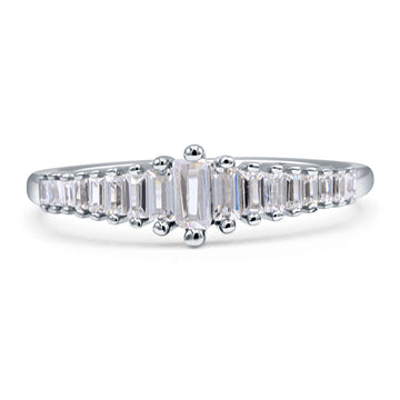 Bagauette Traped Ring